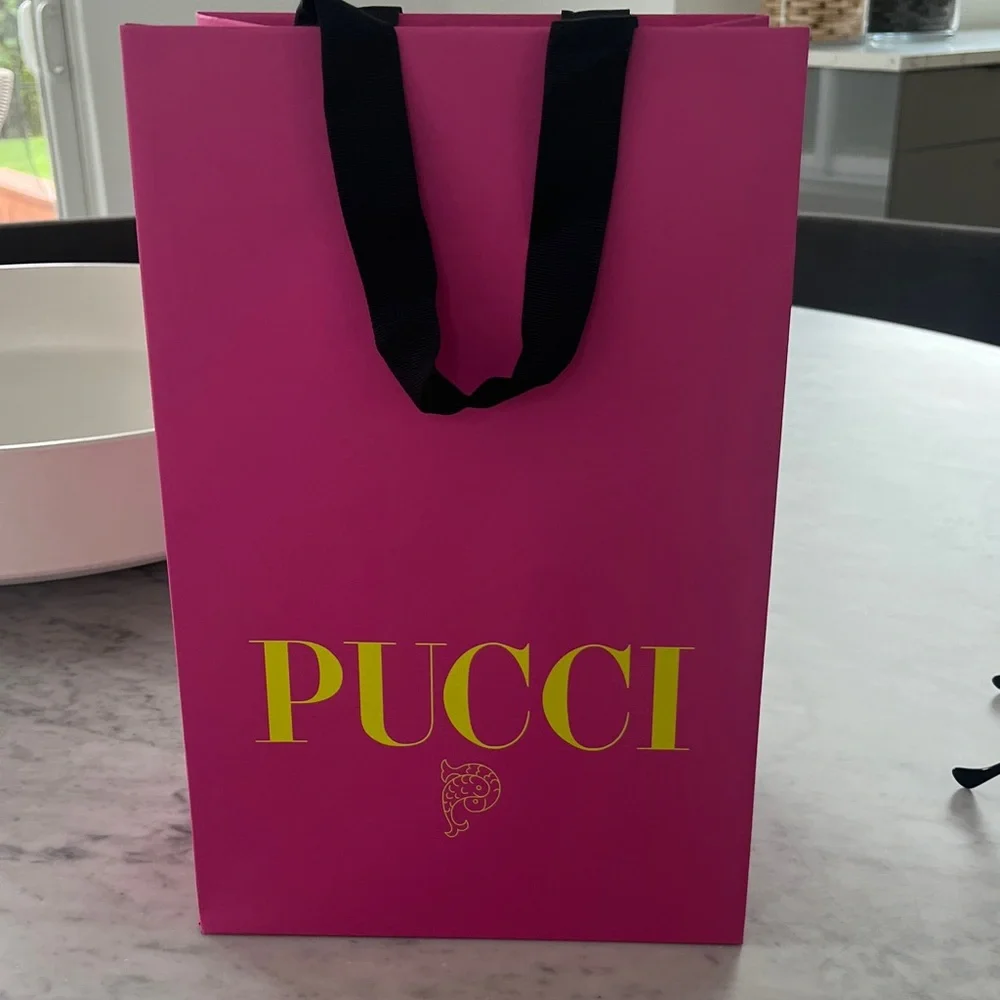 Emilio Pucci Fuchsia and Yellow shopping bag small - Picture 1 of 1